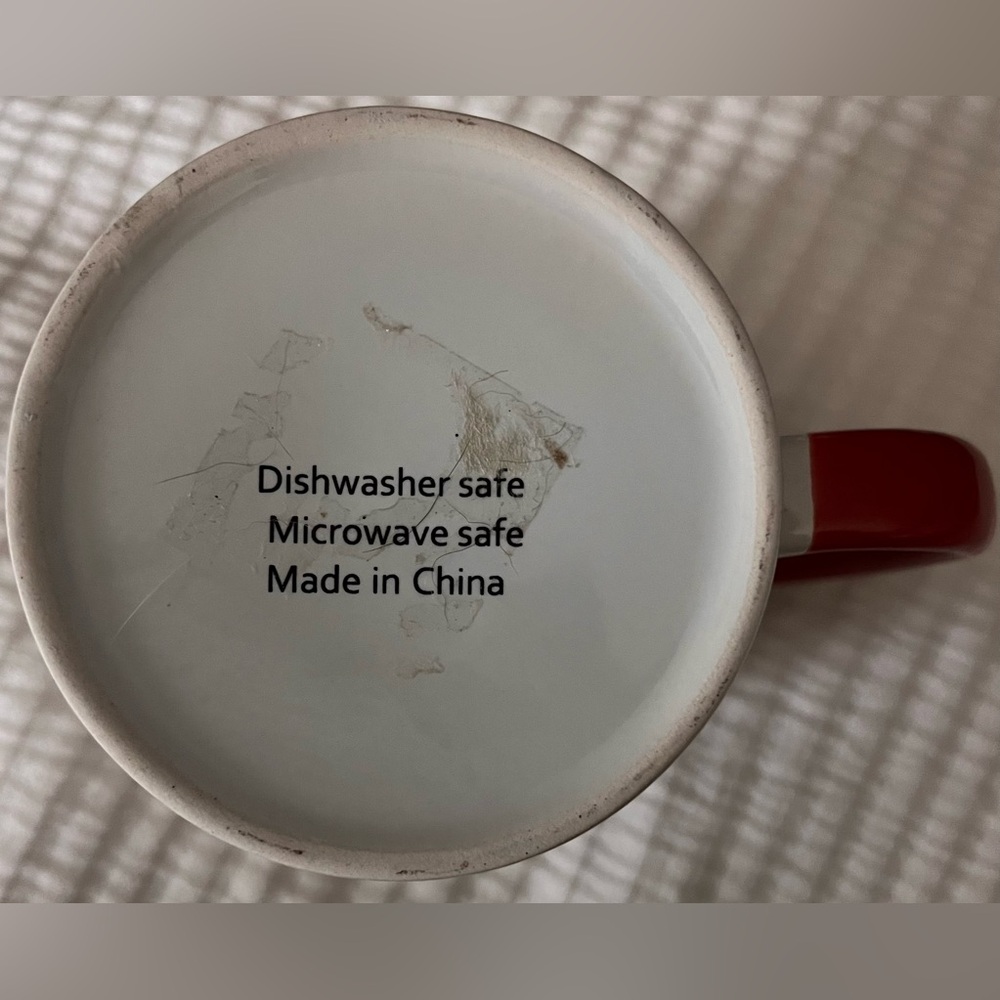 Red Snowflake Mug - Picture 3 of 5